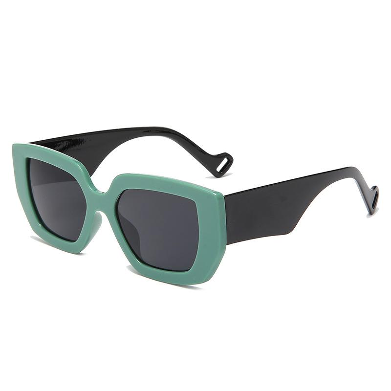 New fashion polygonal sunglasses female European and American ins Internet celebrity street sunglasses YK fashion sunglasses