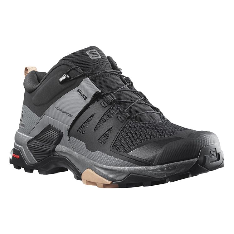 SALOMON X Ultra 4 Low Durable Outdoor Shoes Women Shoes Black 412851