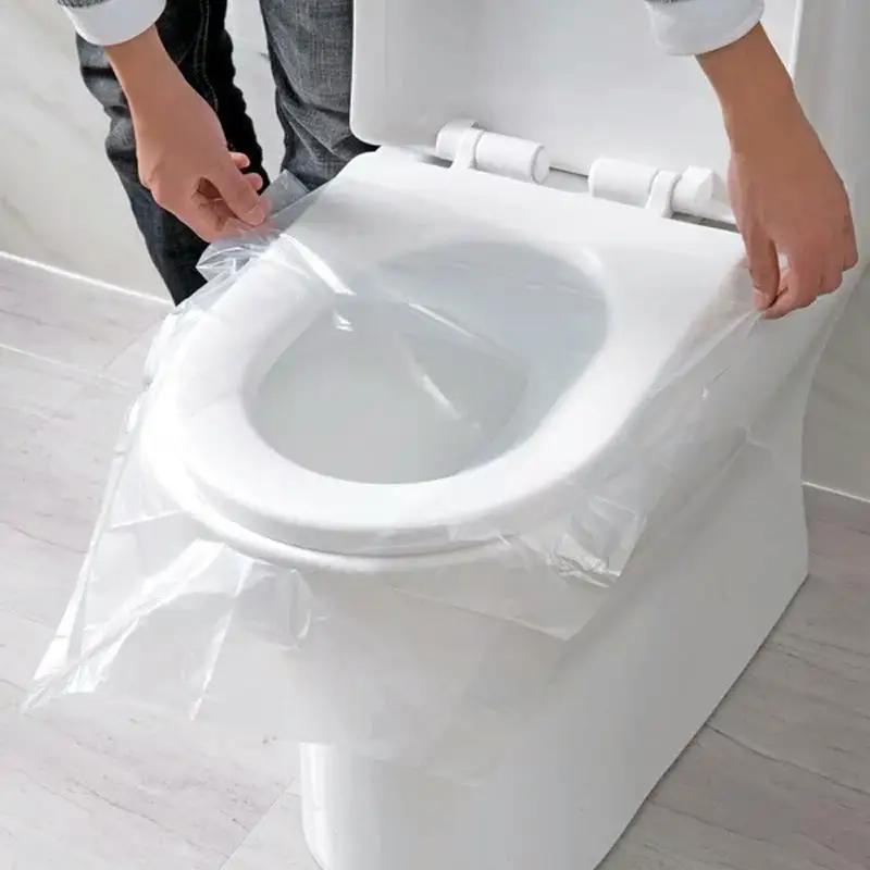 Portable Disposable Toilet Seat Cover Mat Safety Travel Camping Bathroom Toilet Paper Pad Waterproof Seat Mat Bathroom Accessory