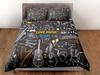 Music Themed Bedding Set, Aesthetic Duvet Cover Set, Soft bedding Cover, Artistic Bedspread, Bedroom Set, Dorm Bedding, Gorgeous Bedspread
