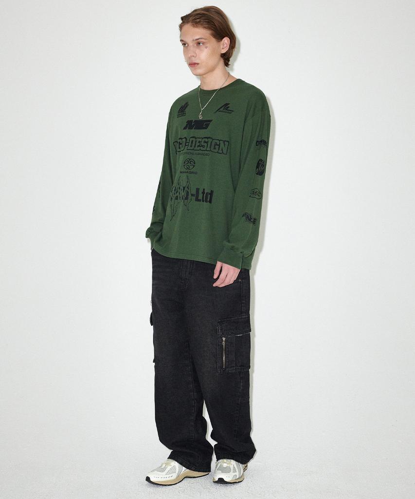 MAHAGRID Mgd Symbol Ls Tee Green(Mg2Efmt565A)