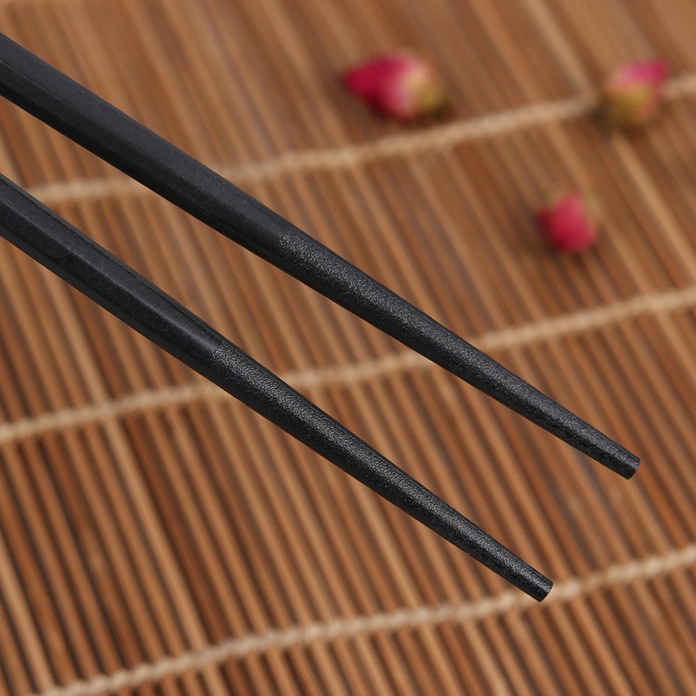 1 Paar Geschenk Essstäbchen Tragbar Anti-Rutsch Japanische Legierung Sushi Essstäbchen