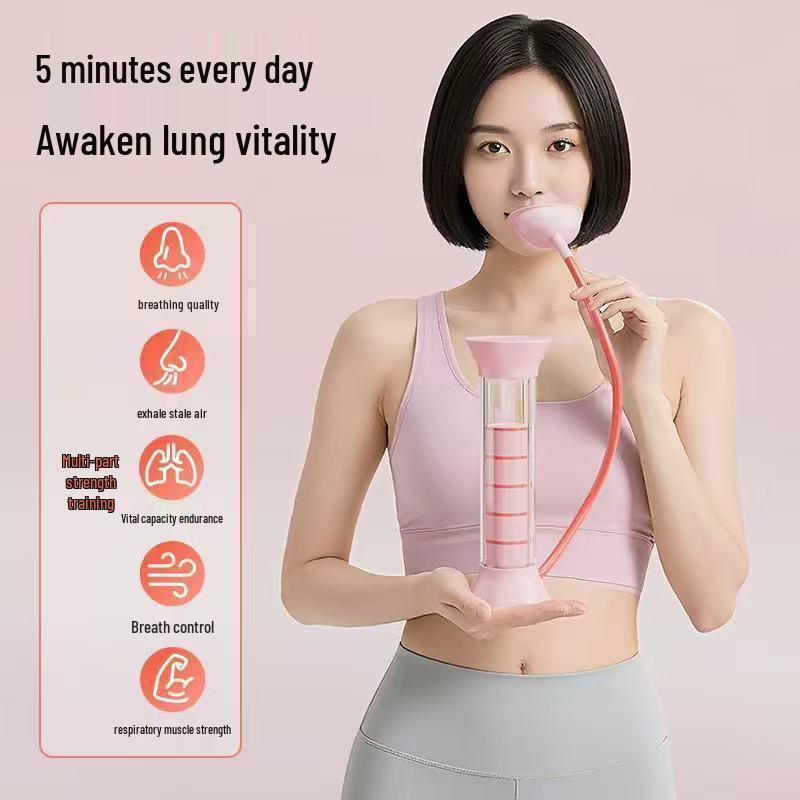 Abdominal Breathing Trainer: Dumbbell Exercise for Lung Capacity, Abdominal Muscles, Pelvic Floor, and Face Slimming.