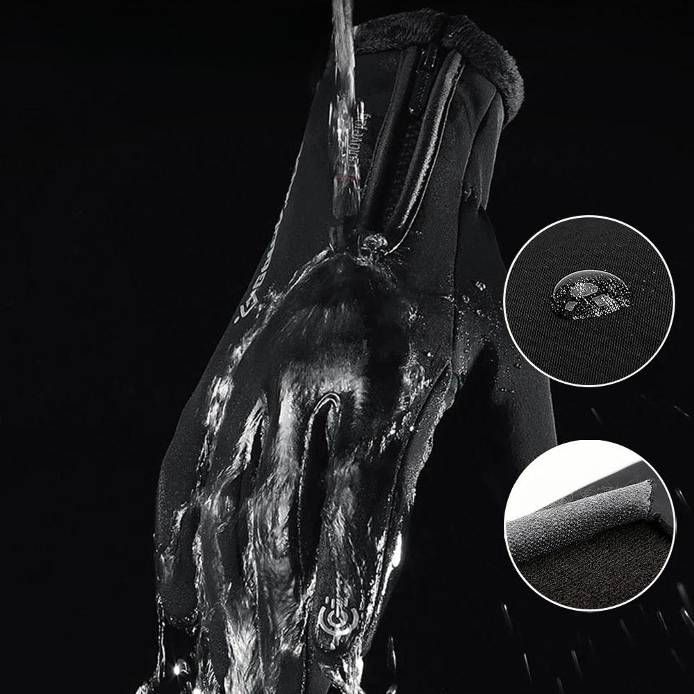 Water Resistant Winter Fishing Gloves 2 Finger Flip Wind Resistant Women Men Gloves Velvet Warm Protection Fish Angling Gloves