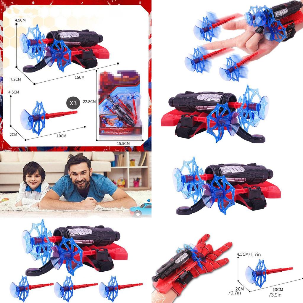 Spider-Man Kinder Plastik Cosplay Handschuh Werfer Set Für Fantasievolles Spielen Und Spaß