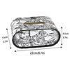 cmaos Oval Leather Tissue Box