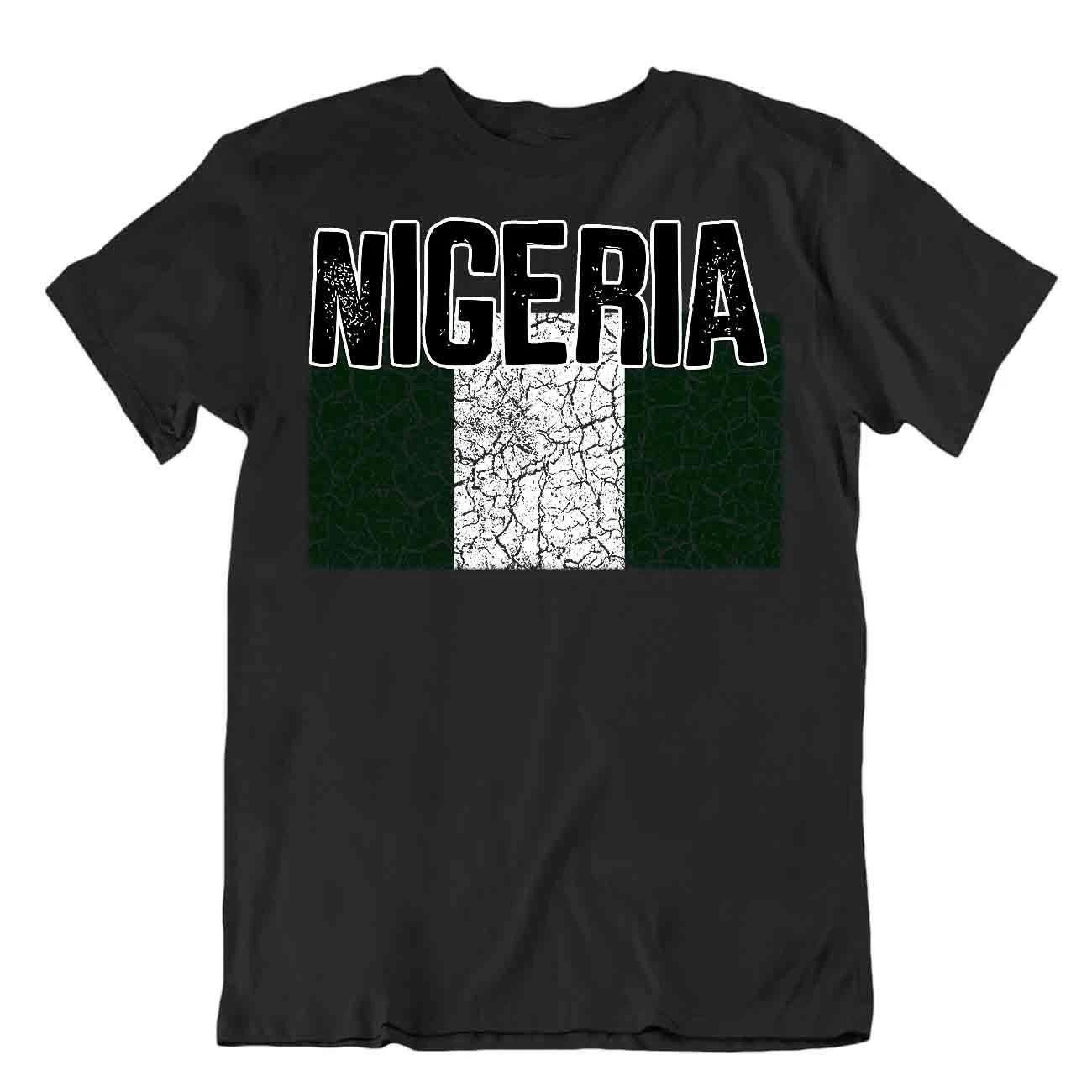 Flag T-Shirt Nigeria Fashion Country Souvenir Gift Tee Pride logo 4XL