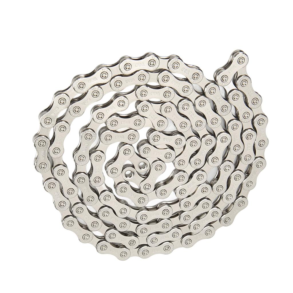 9 Speed Bicycle Chains High Carbon Steel 116 Links Bike Chains for Road Mountain Bike Silver