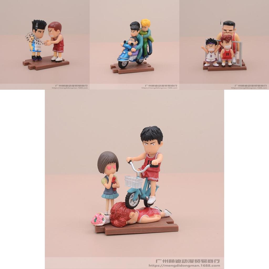 Slam Dunk Pvc Figurine Collection With Poseable Characters For Fans And Collectors