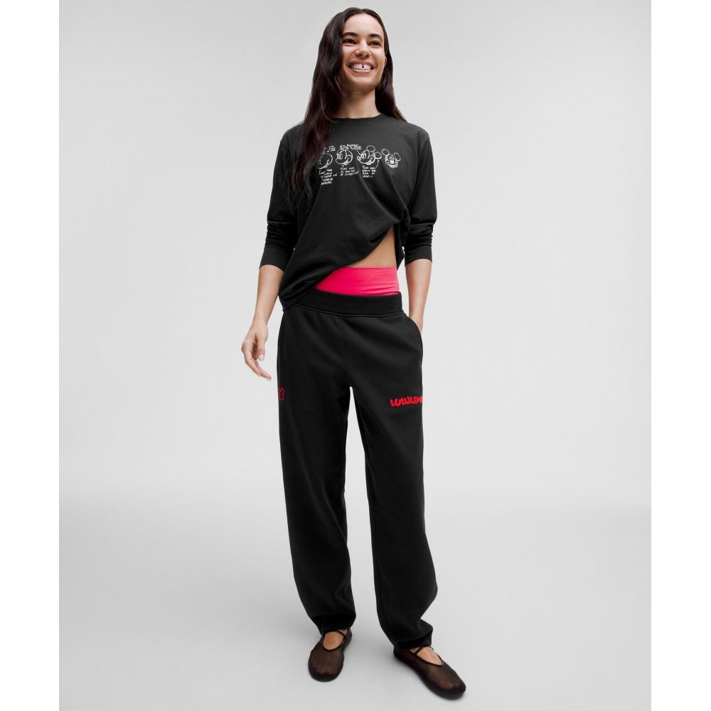 Disney X Lululemon  All Yours Long Sleeve Shirt Black