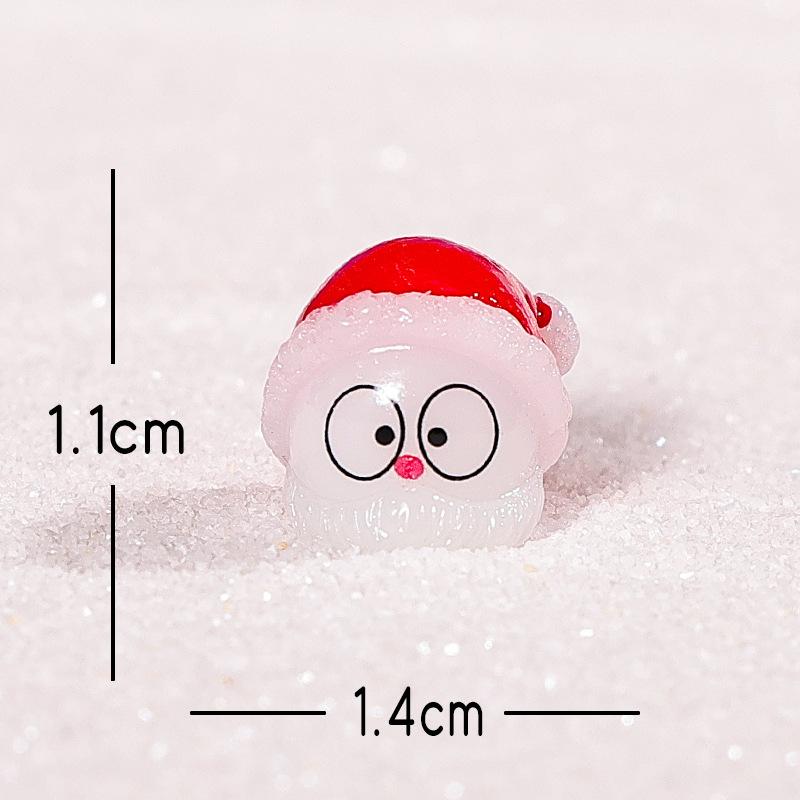 Christmas Micro-landscape Sprites, Colorful Coal Ball Ornaments, Home Desktop Resin Craft Decorative Small Ornaments