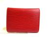Authentic LOUIS VUITTON Epi Red Leather Coin Purse #a665  Refurbished