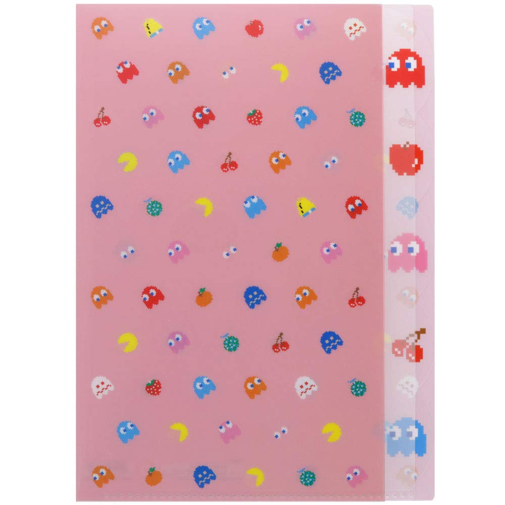 

Sunstar Stationery Clear File Pink S2106612 Pac-Man Die-Cut розовый