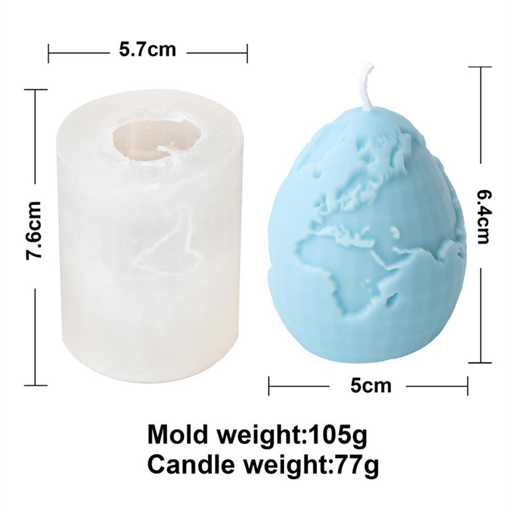 Easter Egg Flower Ball Candle Silicone Mold Handmade Chocolate Decoration Gypsum Aromatherapy Soap Resin Candle Silicone Mould