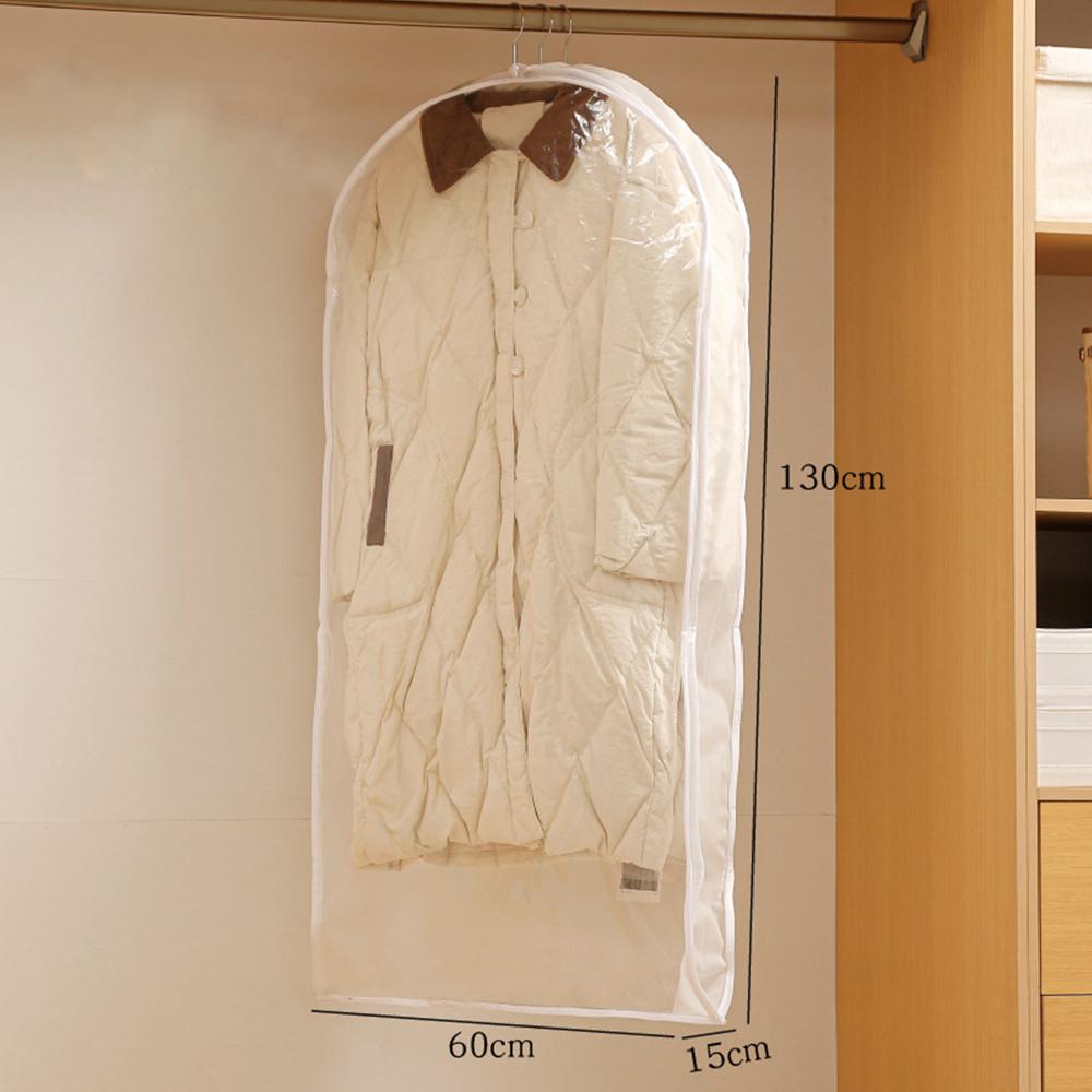 Wardrobe Organizer Bags Down Jacket Air Compression Hanging Bag with Zipper Clothes Dust Cover Bag Save Space Cloth Storage Bag