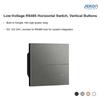 Função de Cena Personalizada RS485 DC12 24V Interruptor de Parede Inteligente Operação Contínua de Longa Duração para Host de Iluminação Inteligente de Escritório