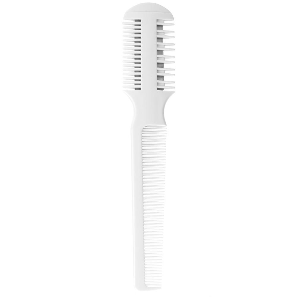 

White Pet Hair Trimmer Floating Hair Remover Professional Thinning Comb Pet Salon Dual-Use Pet Comb