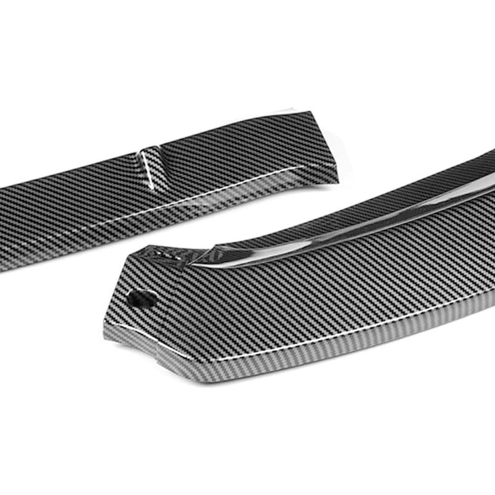 Gloss Black Car Front Bumper Splitter Lip Diffuser Body Kit Spoiler Guard For Ford Fiesta 2014 2015 2016 2017 2018 2019 Model