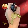 2026 Zodiac Treasure Key Pendant: Golden Qiankun Pathway with Wealth-Enhancing Five-Path Design