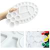 Easy Clean Children's Painting Palette Painting Dish Reusable Plastic Color Mixing Tray Art Tool For Home School Use