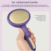 Pet Comb For Cats And Dogs With Plastic Pins For Fur Removal And Deshedging