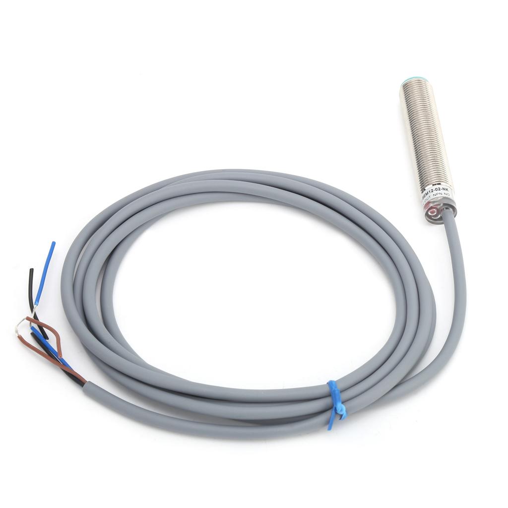 BERM Proximity Switch Cylindrical Shaped 3‑Wire PNP Normally Closed Sensor 10-30VDC