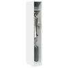 Vidaxl Wardrobe, White, 30X50X200 Cm, Wood-Based Material