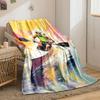 1PC Watercolor Style with Kayaking Theme Printing Adult Children Warm Blankets Home Travel Car Soft Comfortable Luxury Gifts