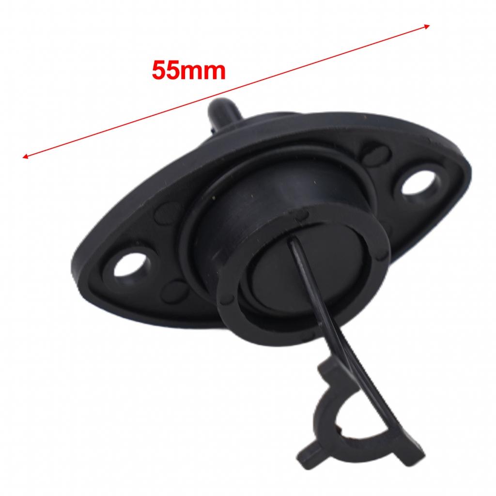 Kayak and Canoe Oval Drain Marine Stainless Steel with Secure Screw Closure