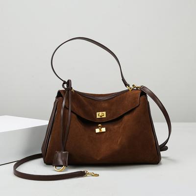 Tote Bag Women's Bag High-grade Frosted Leather Bag 2025 New Rodeo Bag Large Capacity Fashionable Commuter Shoulder Bag