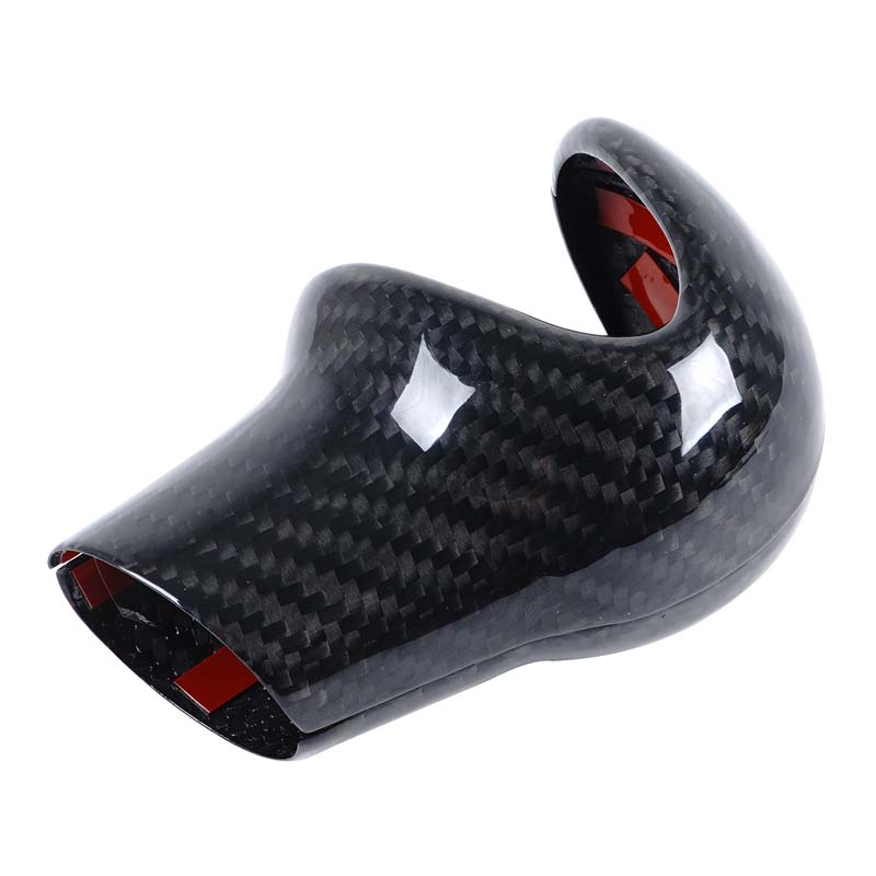 

For BMW MINI F54 F55 F56 F60 Real Carbon Fiber Car Gear Head Shift Knob Handle Cover Trim Sticker Interior Accessories