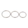 Men's Stainless Steel Horseshoe Ring Penis Ring Delay Ring Sensitive Cockring Sex Toys for Couples