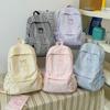 Schoolbag1011 Casual Backpack Small Fresh Plaid Japanese College Style Large Capacity Student Schoolbag Travel Commuter Backpack