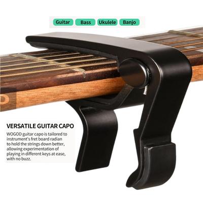 Miwayer High Quality Aluminium Alloy Guitar Capo for 6 String Guitar Alloy Metal Universal Multifunction Capo
