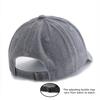 1pc THE BEER Print Washed Baseball Cap for Adults,Minimalist Retro Style Casual Soft Adjustable Dad Hat,Perfect As Gift
