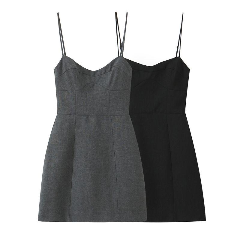 Za Foreign Trade New Women clothes ZR Western Style Versitile Fashion Sexy Sling Short Dress 9233230