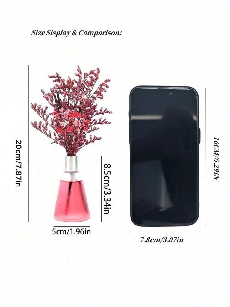 1pc 50ml Aromatherapy Set Air Freshener Toilet Deodorant Indoor Room Smell Bathroom Bedroom (Random Aromatherapy Sticks)