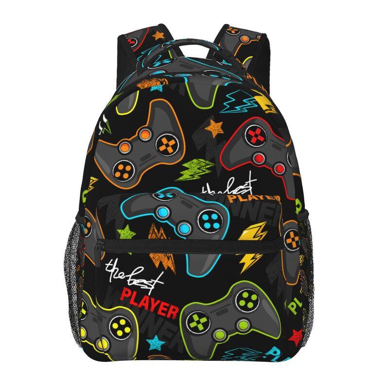 Zaino con Controller per Videogiochi per Ragazzi Ragazze Studenti Scolastici Zaino da Viaggio Escursionismo Campeggio Zaino giornaliero Unisex Casual Zaino per Laptop