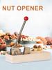 Stainless Steel Macadamia Opener Peeling Machine Walnut Nut Cracker Tool Manual Nutcracker Nut Tongs for Walnuts Chestnuts