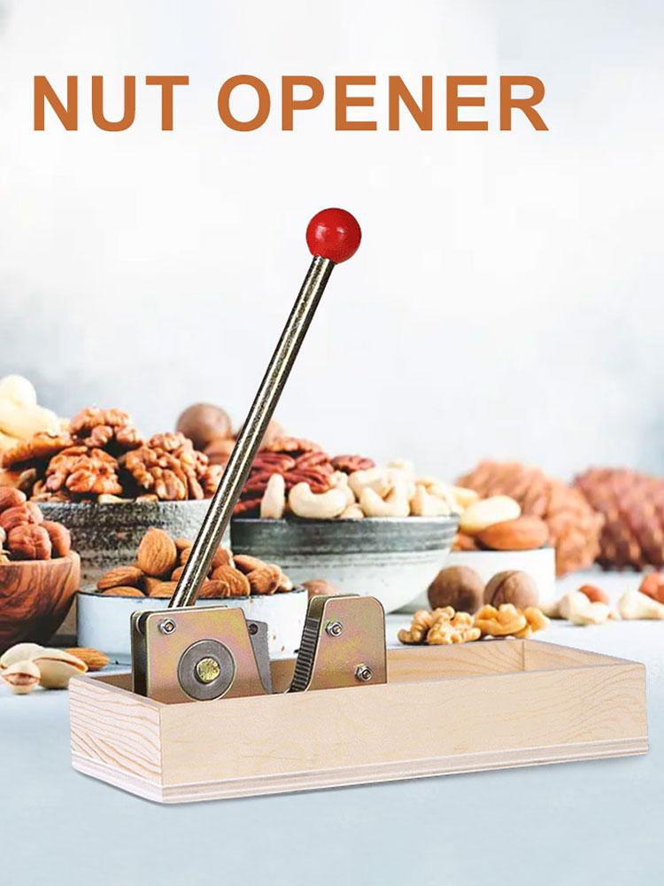 Stainless Steel Macadamia Opener Peeling Machine Walnut Nut Cracker Tool Manual Nutcracker Nut Tongs for Walnuts Chestnuts