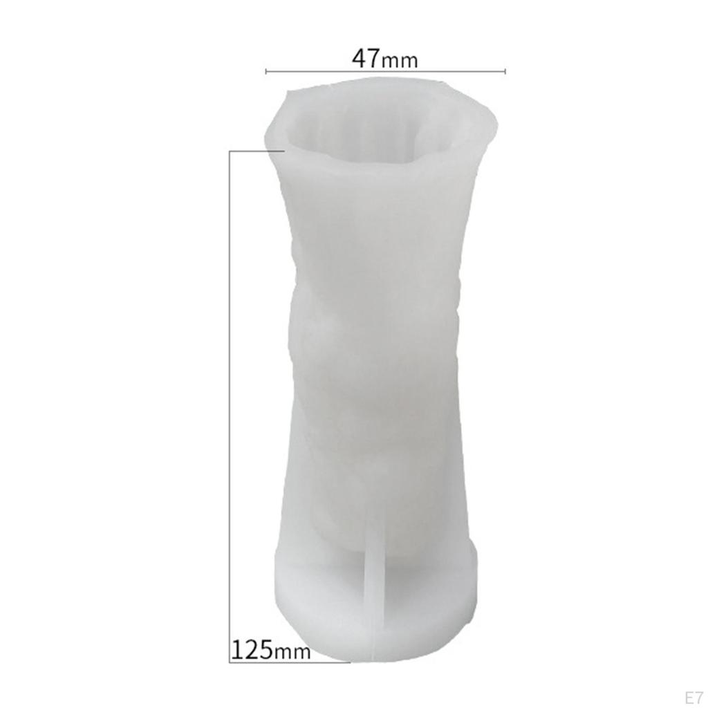 3D Candle Model Halloween Silicone Handmade Arts Crafts Sculpture Resin Casting Soaps