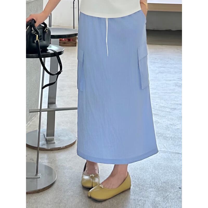 

Женская повседневная юбка-миди карго большого размера XL