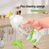Bao Ge Lai Pea Cleaning Sponge: Ideal for Glass & Baby Bottles, with Adorable Bristles for Efficient Bean Washing