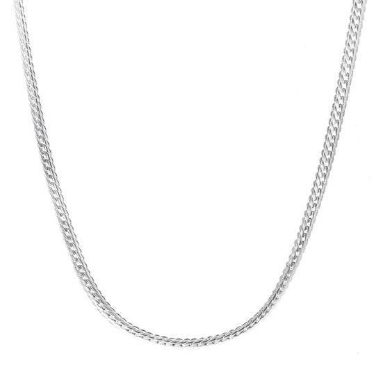 5mm 20Inches Men Necklace Twisted Chain Decoration Jewelry Long Lasting All Match Chain Necklace for Party