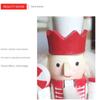 5PCS Handicraft Soldier Doll Painted Handcraft Figurine Christmas Nutcracker  Desktop Decoration