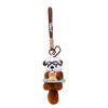 Animals Doll Cartoon Pilot Otter Keychain Keys Accessories Panda Puppy Plush Doll  Students