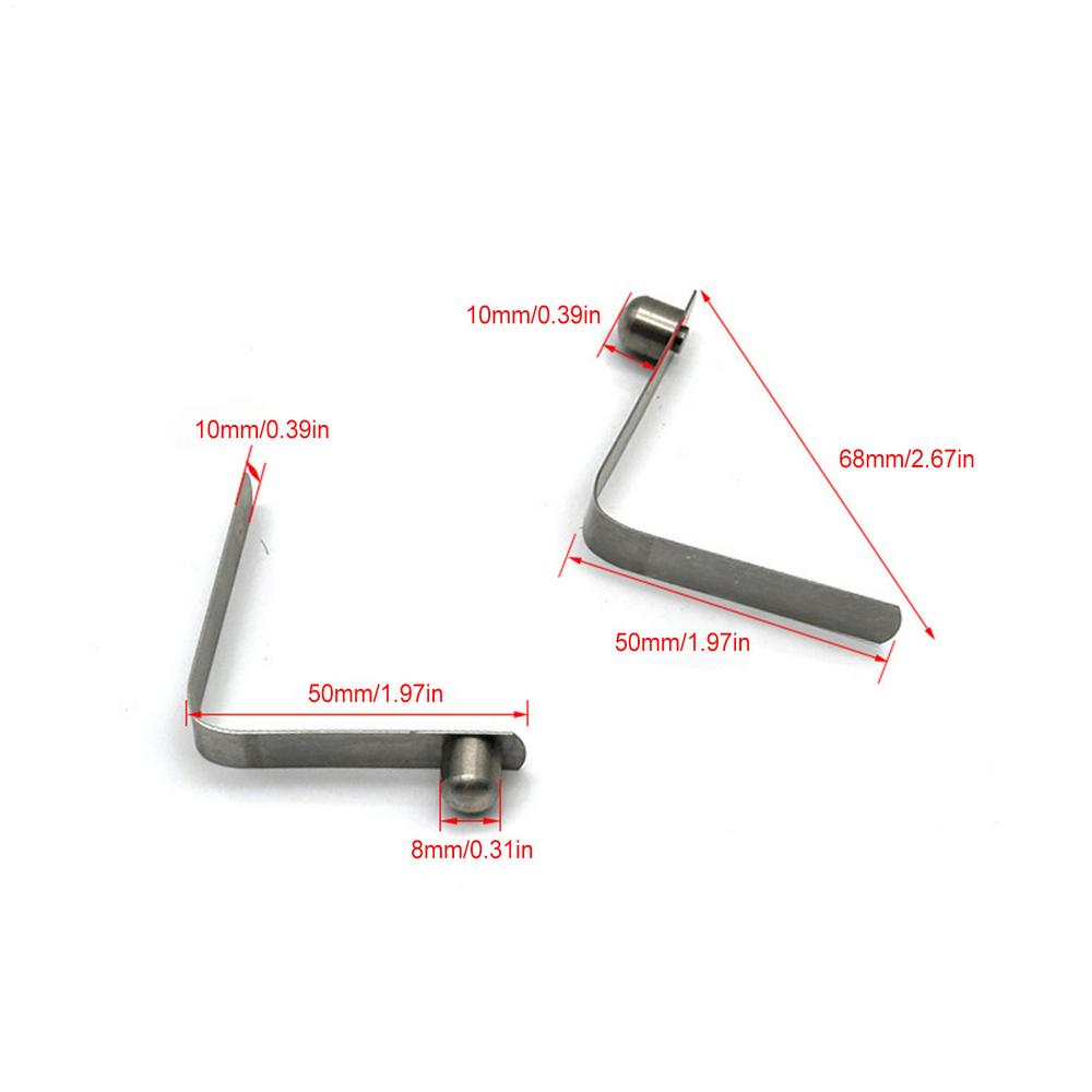 Spring Clips 5Pcs V-Shape Button Clamp Kayak Paddle Holder Clip for Camping Kayak Tent Outdoor Canopy Awning Boat Tube