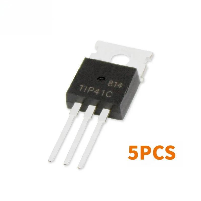 5/10PCS TO-220 Transistor TIP41C TIP42C 100V 6A NPN Transistors TIP41 TIP42