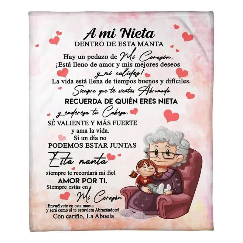 Manta De Forro Polar Fina Para Mi Nieta Para Mi Nieta S