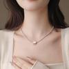 Handmade Woven Pearl Cloud Necklace: Elegant, Versatile, Light Luxury Style for Socialites
